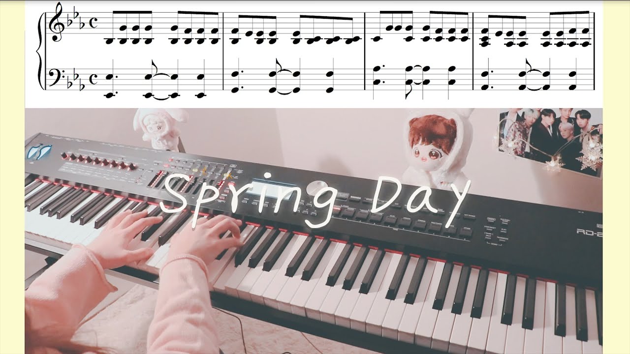 BTS (방탄소년단) - Spring Day (봄날) Piano Cover