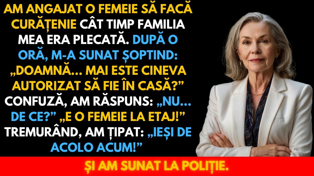 Am Angajat O Menajeră, Dar Ea M-a Sunat Panică: „Este Cineva În Casa Dumneavoastră…”
