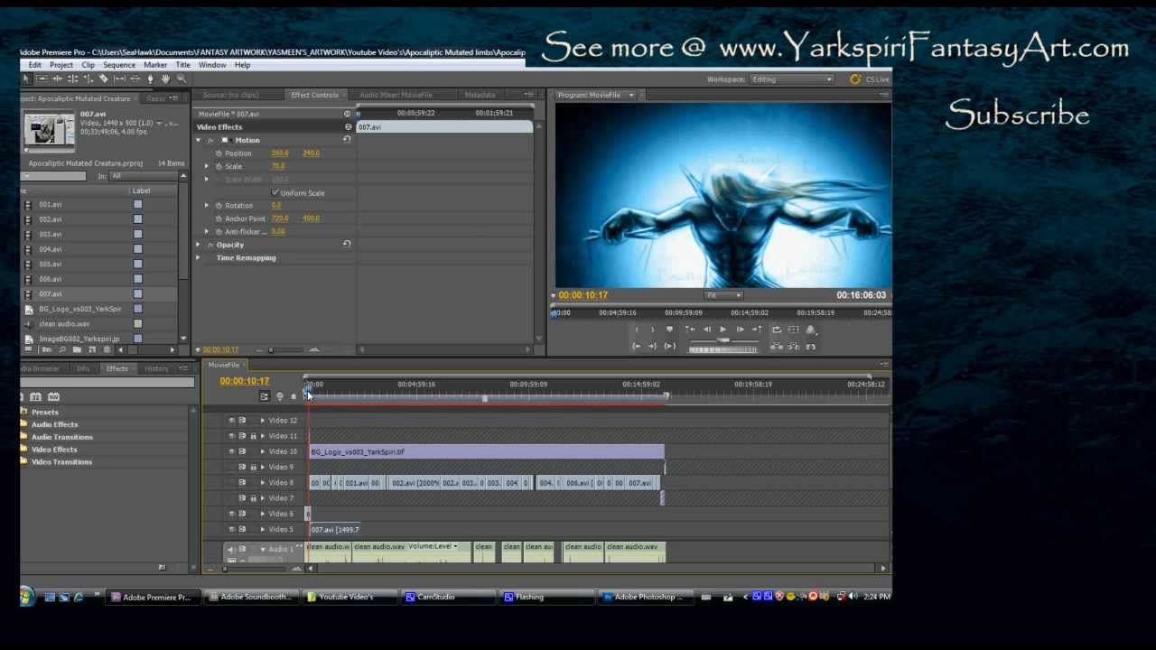 Behind the Scenes @ Yarkspiri Fantasy Art .com