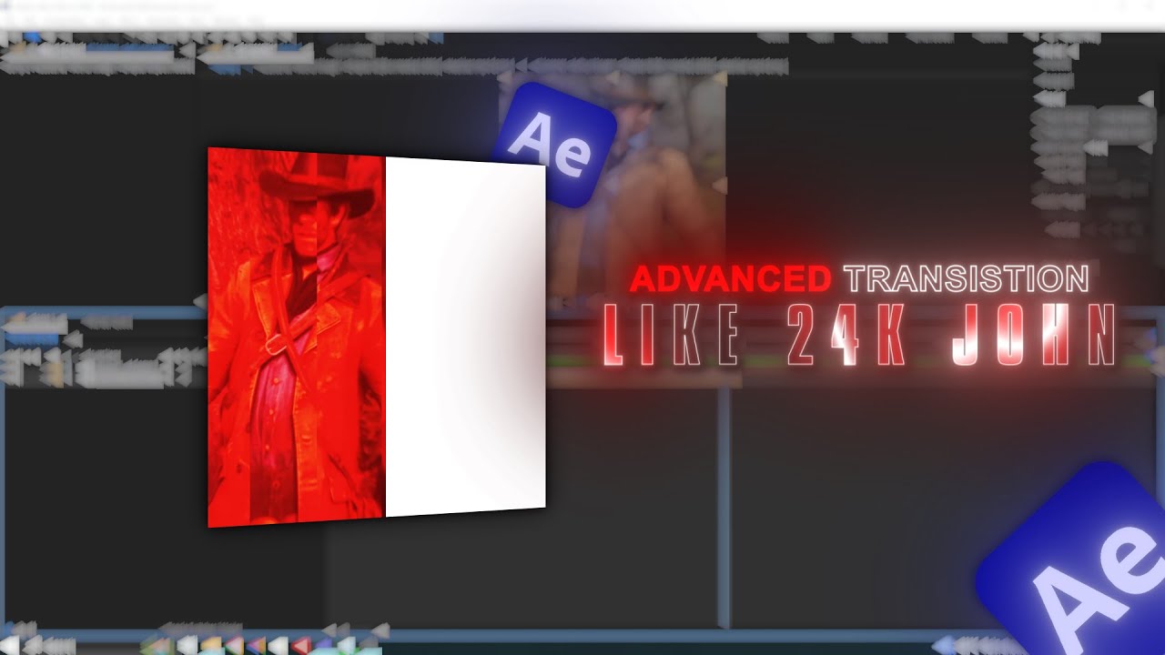 Trending Advanced Transistion Like 24k John | After Effects Tutorial