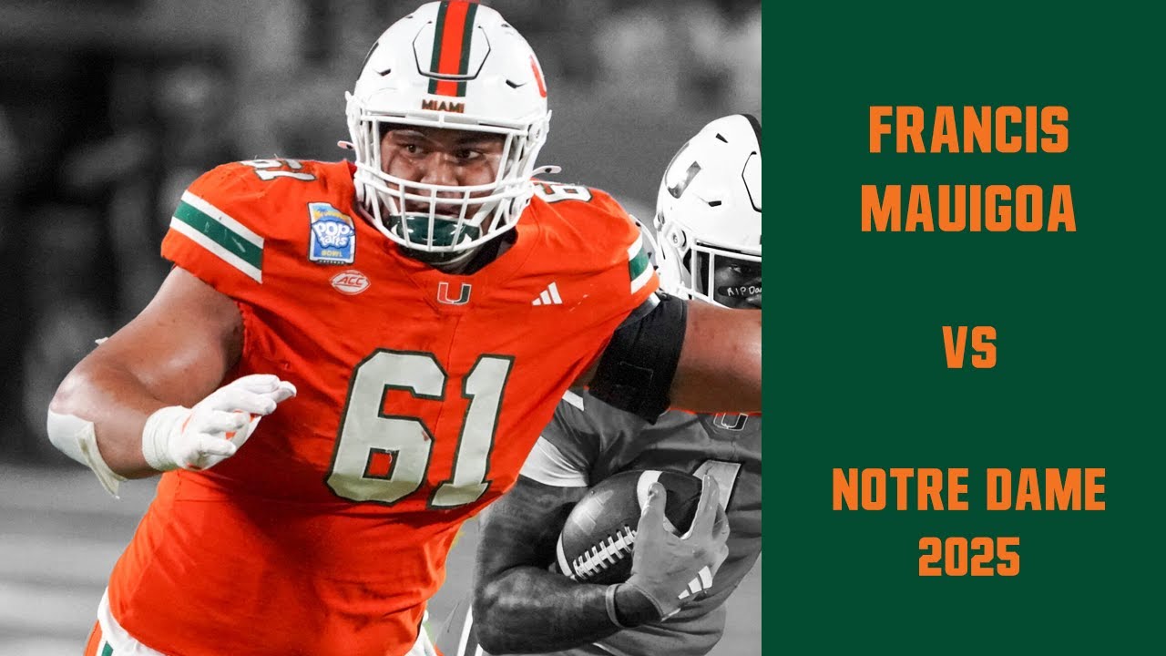 Francis Mauigoa vs Notre Dame 2025