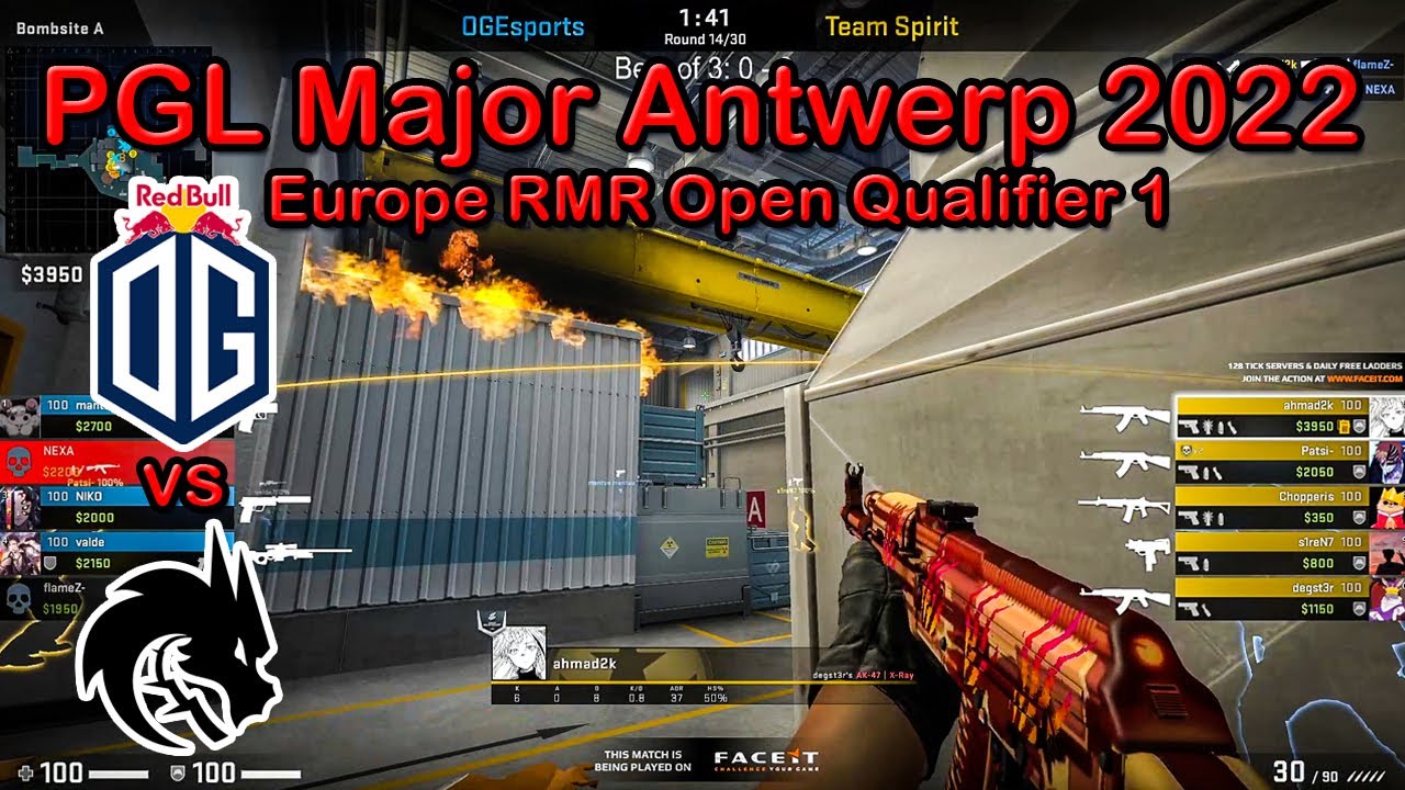 CS:GO HIGHLIGHTS - OG vs Team Spirit [BO3][PGL Major 2022 Qualifier | Quarter-finals][23.02.22]