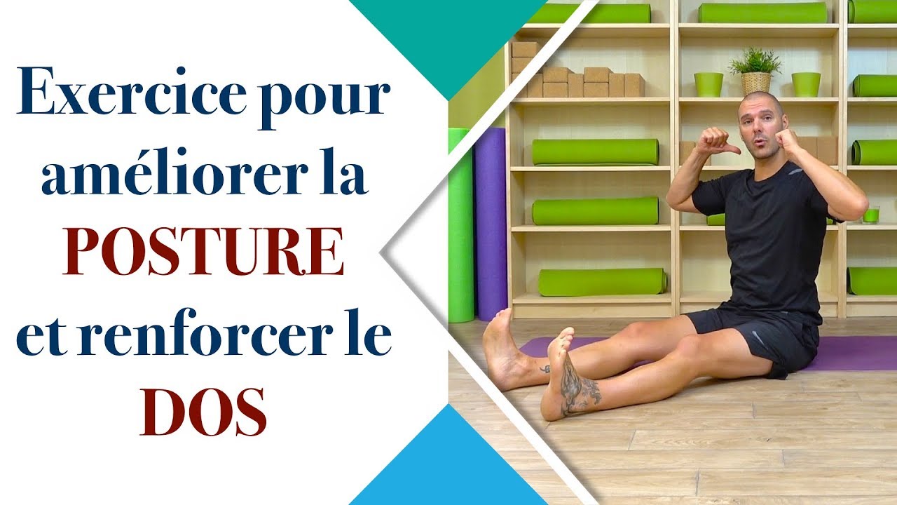 Exercice pour améliorer la posture et renforcer le dos : Spine Twist (Pilates)