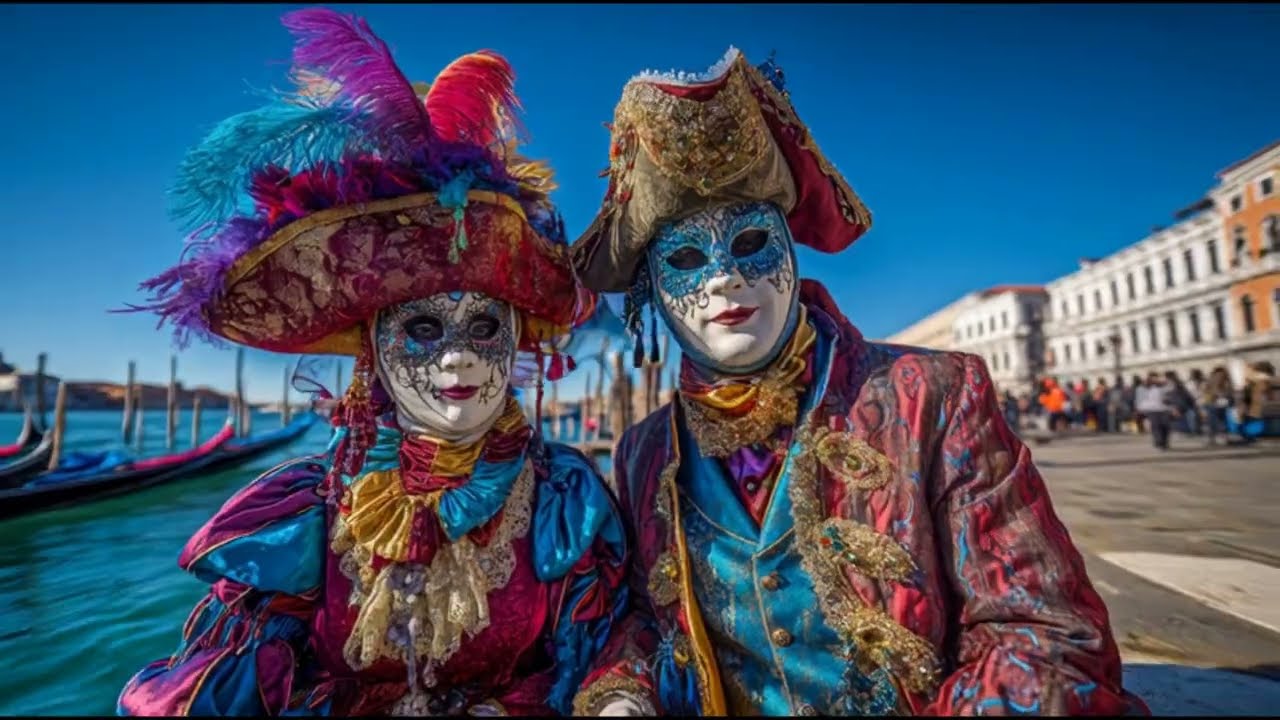 ✨ Carnaval de Venise: La Magie des Costumes ! - Venice Carnival: Magical costumes! #love #travel