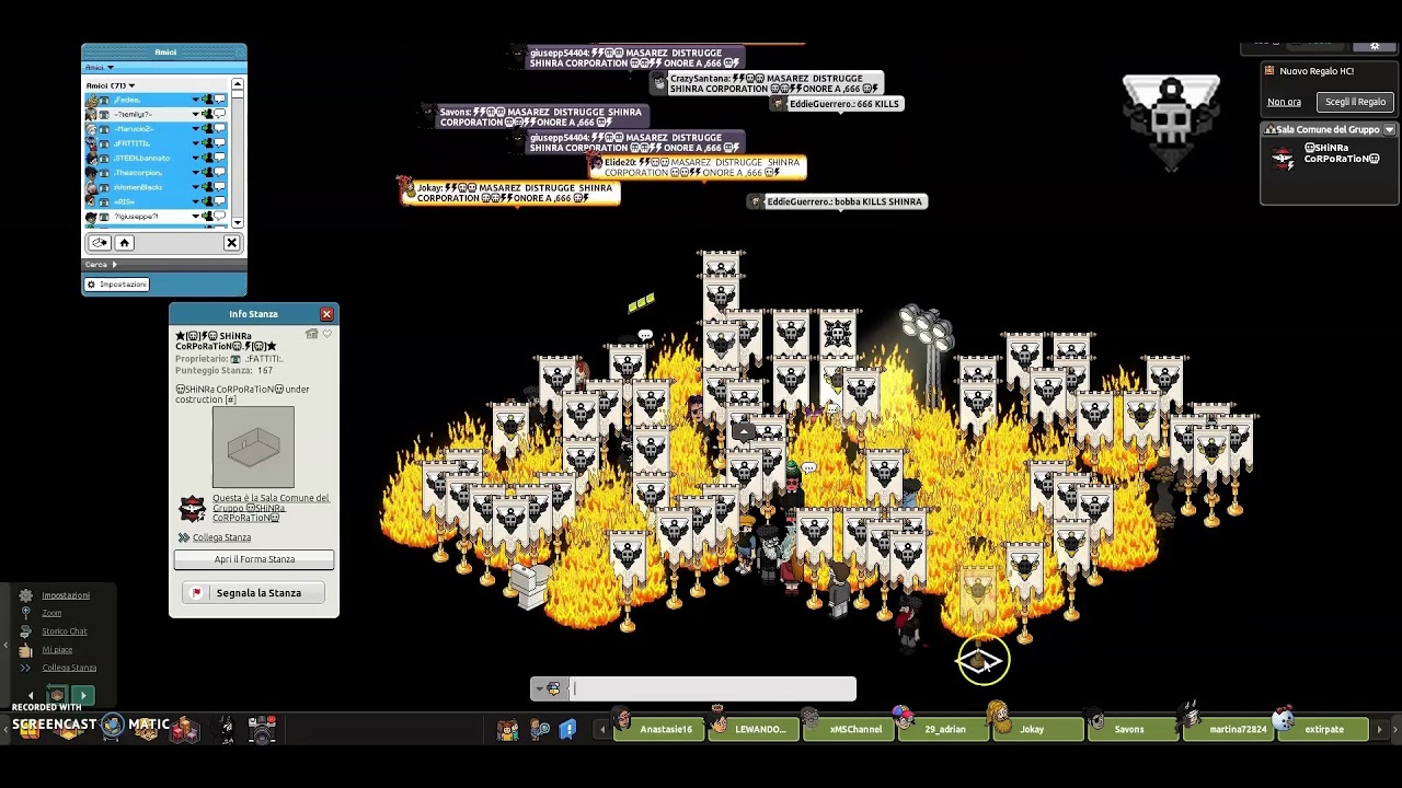 Masarez distrugge Shinra Corporation - Habbo.it - Caddero le Tenebre