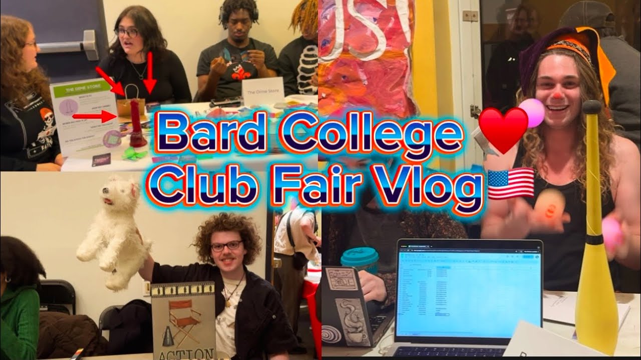 Bard College Club Fair 2025 / Vlog At Bard College
