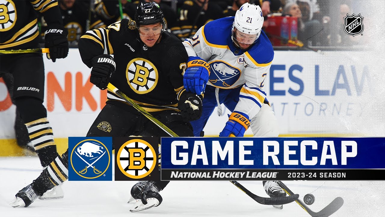 Sabres @ Bruins 12/7 | NHL Highlights 2023