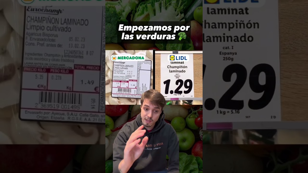 PRECIOS MERCADONA vs LIDL🔥 &iquest;Qu&eacute; compra es m&aacute;s barata 2023?🤔