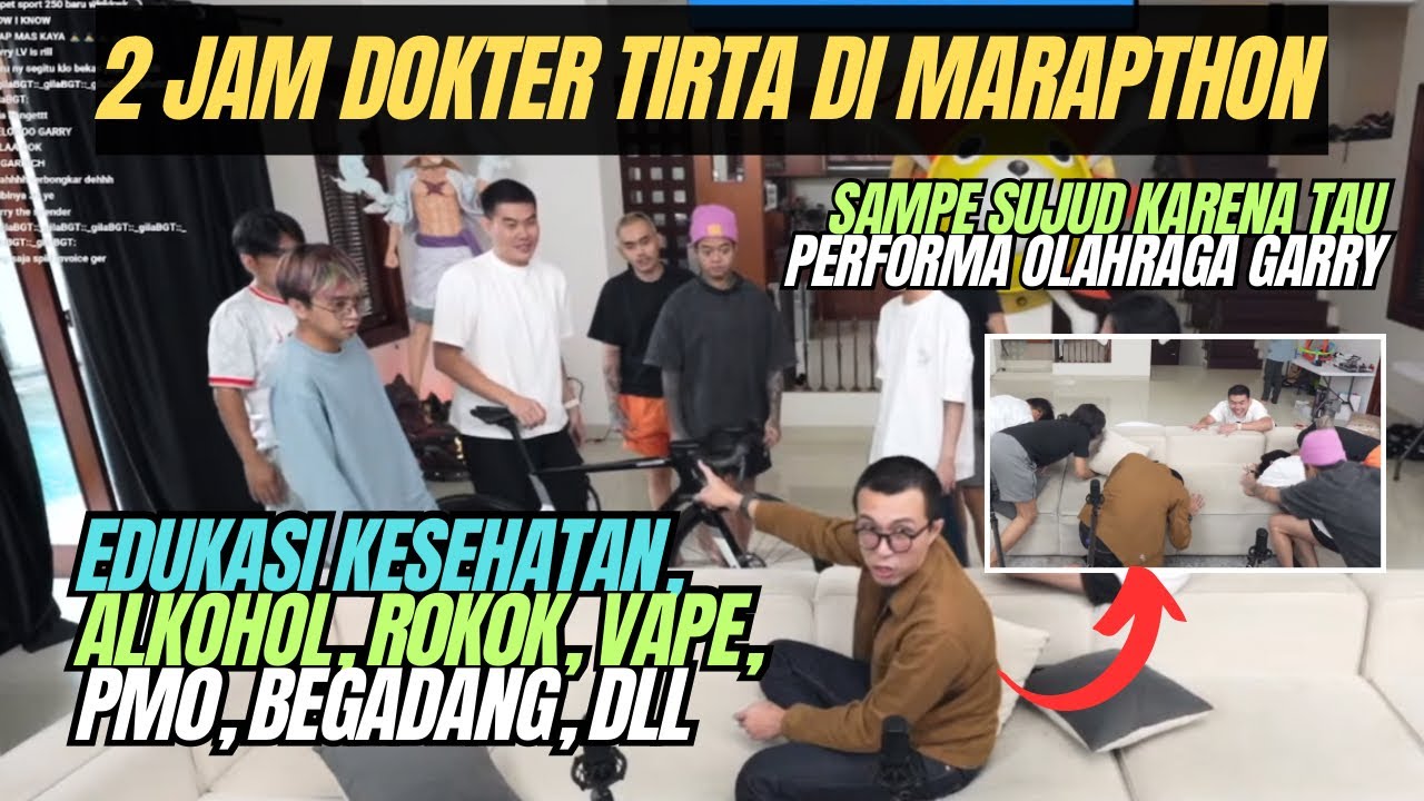 FULL DOKTER TIRTA DI MARAPTHON ​⁠EDUKASI KESEHATAN @ybrap @TirtaPengPengPeng