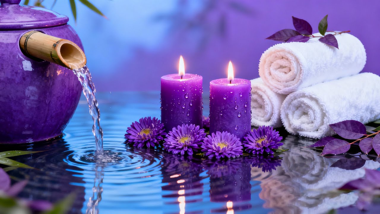 Soothing Spa Sleep Piano 💧 Soft Water Sounds for Healing Rest and Meditation