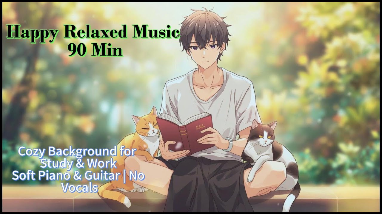Gentle Anime Chill Music for Focus | 90 Min Soft Instrumental Mix 2026