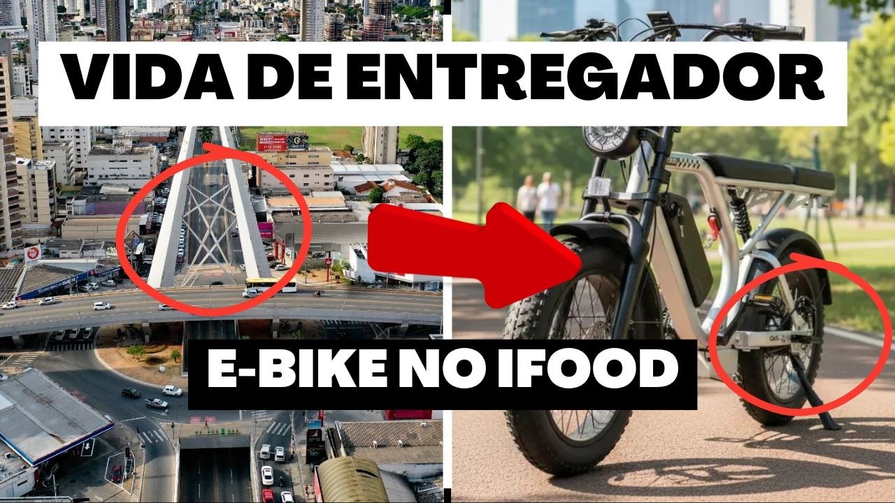 VIDA DE ENTREGADOR DE E-BIKE NO IFOOD | DELIVERY EATS