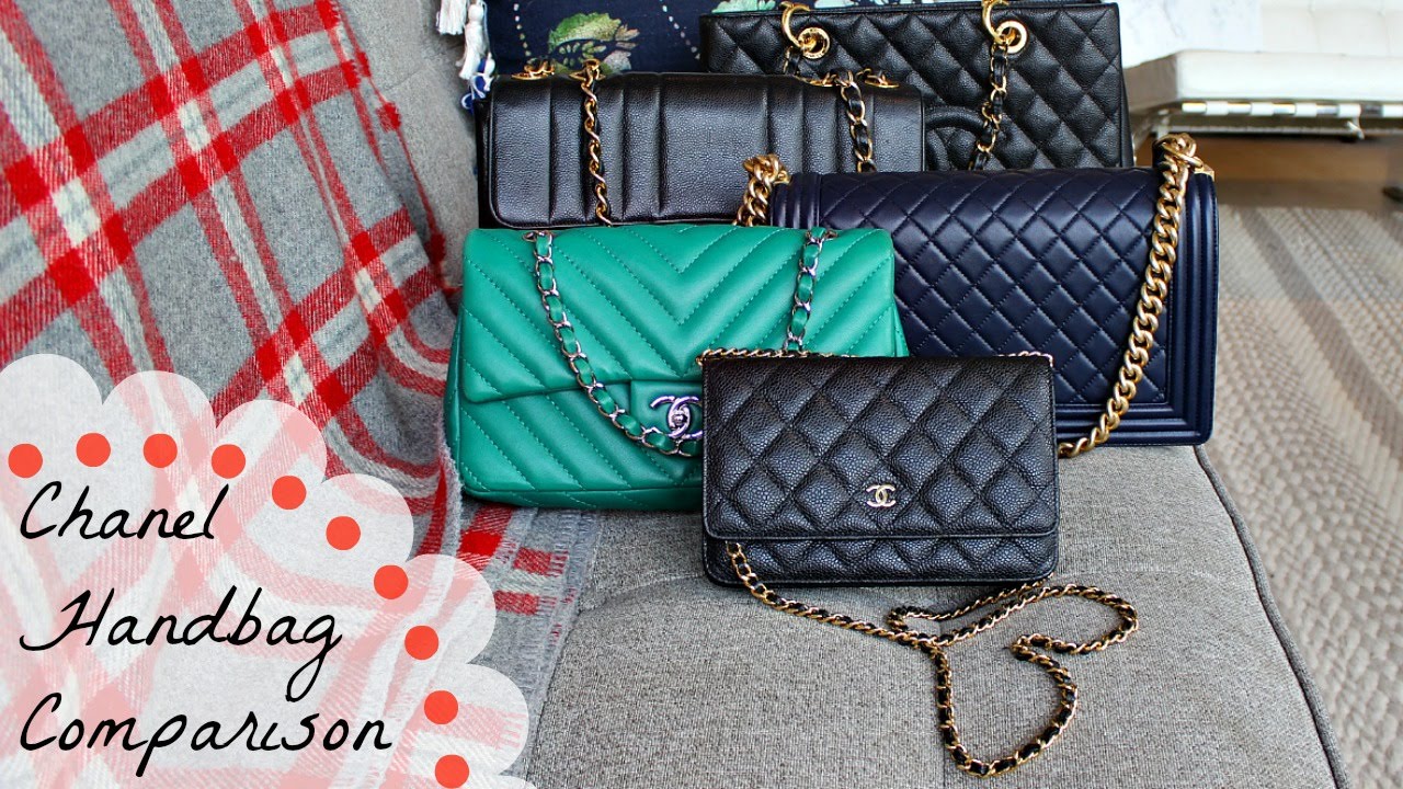Сравнение сумок Chanel | WOC против Classic Flap против Boy против GST