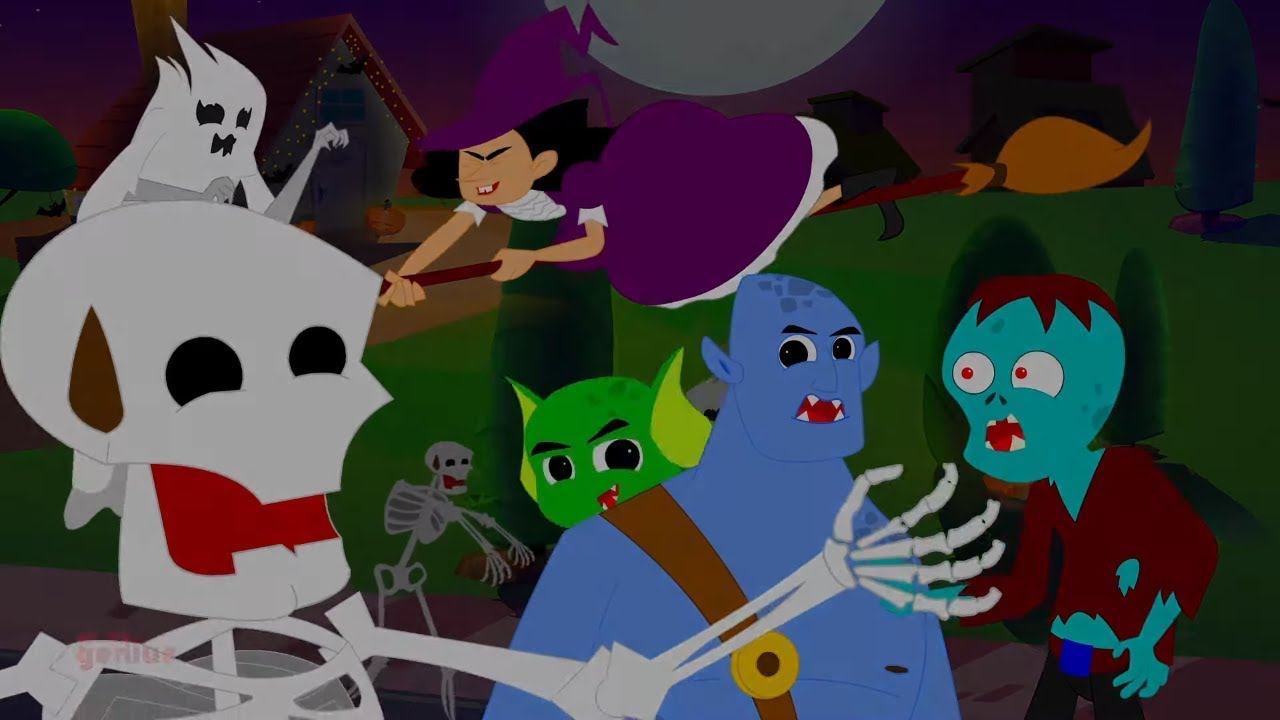 Happy Halloween Song | Scary Videos For Kids | Nursery Rhymes For Children