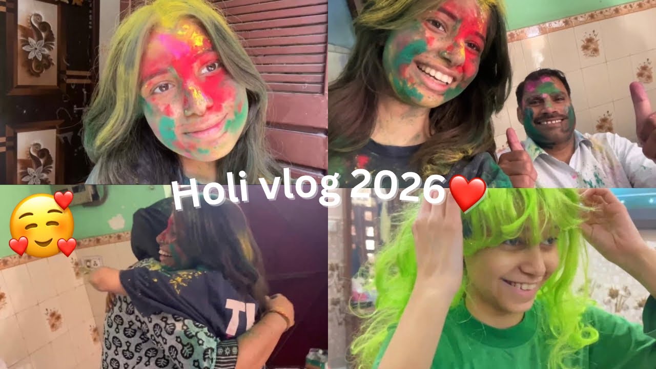 It Started Normal… Then THIS Happened❤️😭| Holi Vlog 2026 ✨| Simran kain |