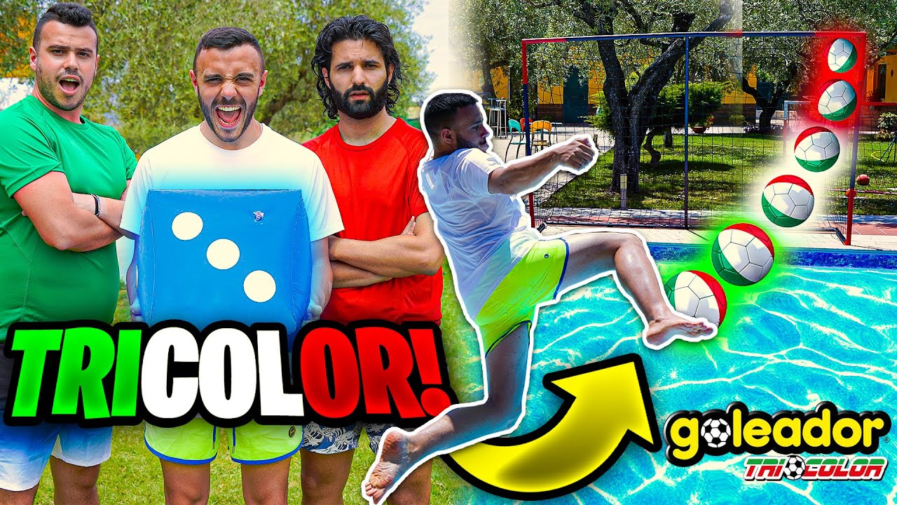 🎲⚽DADO TRICOLOR CHALLENGE in PISCINA!🇮🇹
