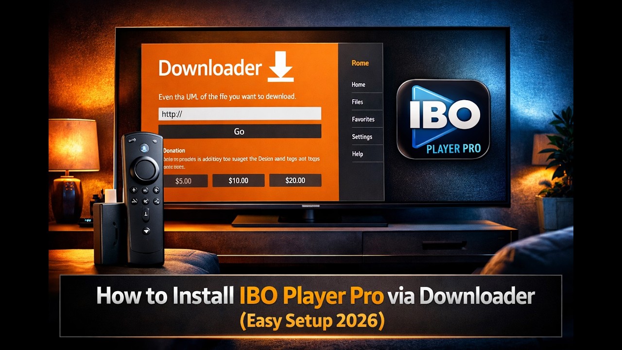 How to Install IBO Player Pro via Downloader (Easy Setup 2026)