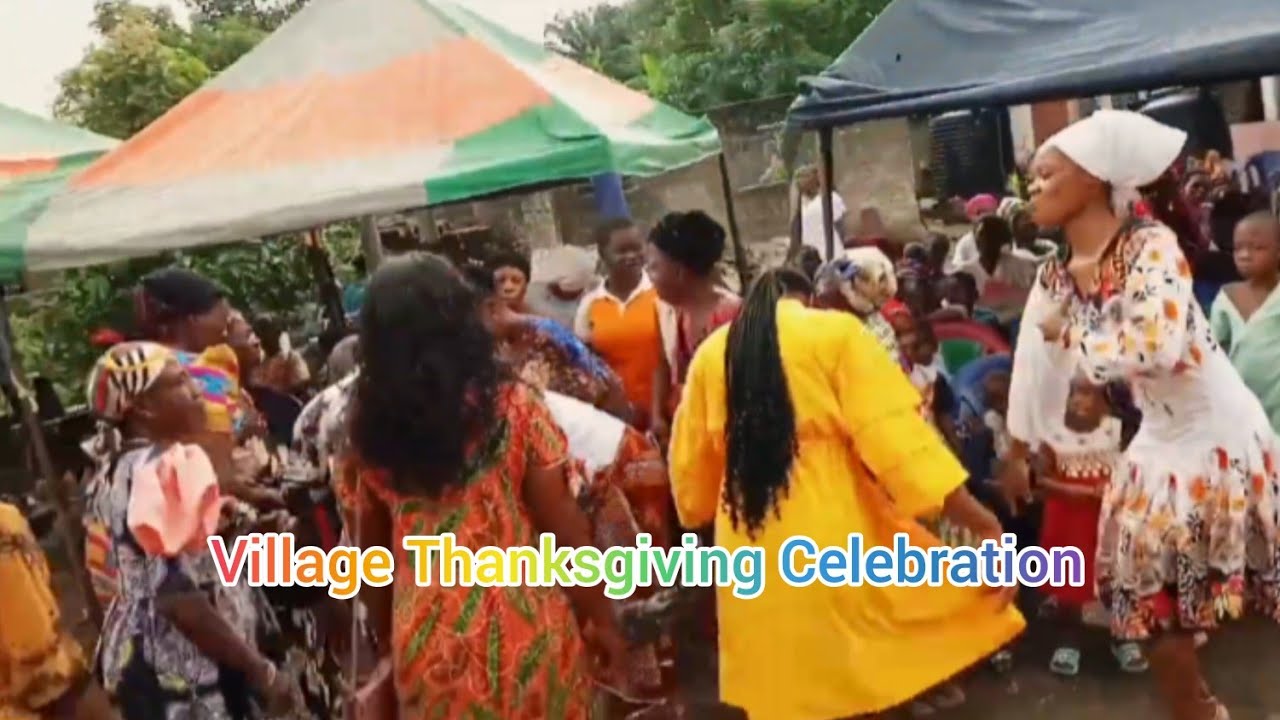 Village Thanksgiving Celebration in Nigeria 🇳🇬 | Food, Dance & Family Gathering