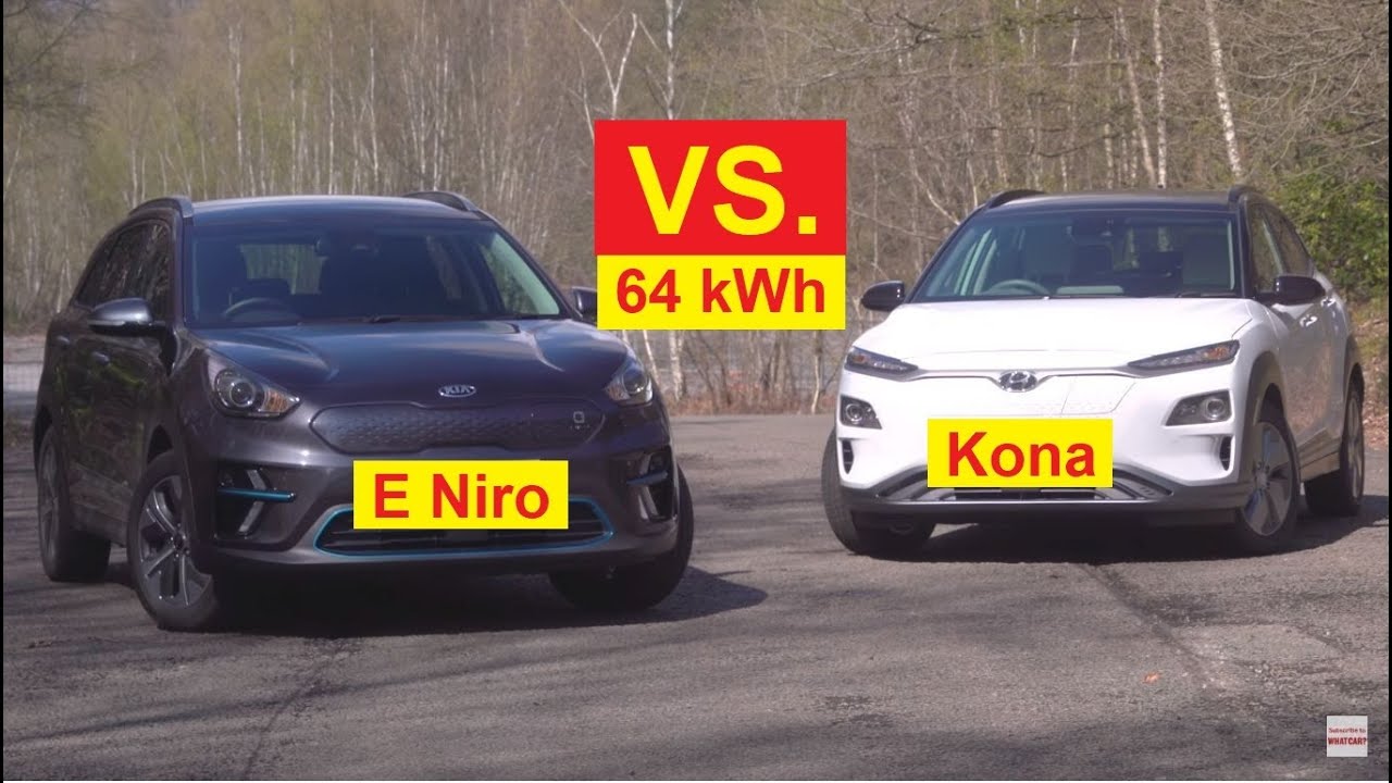 Hyundai Kona Electric⚡ VS. Kia E Niro. ⛽Melyik a hatékonyabb? 64 kWh akkupack.