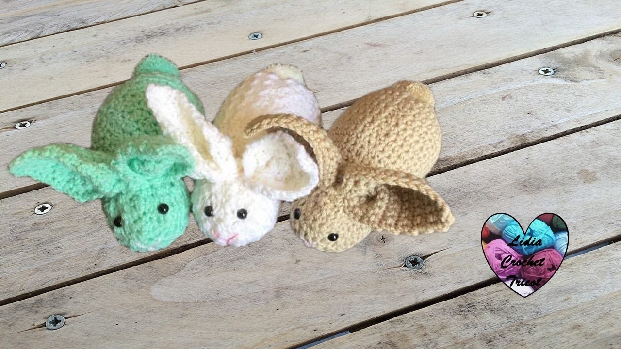 Lapin crochet avec un carré facile / Bunny very easy amigurumi crochet (english subtitles)