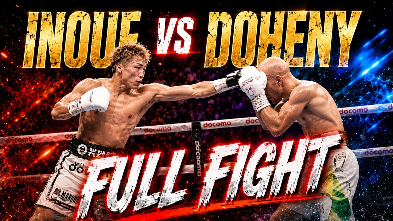 Naoya Inoue 🇯🇵 vs TJ Doheny 🇮🇪  井上尚弥 vs TJ ドヘニー  現地映像 4団体統一世界スーパーバンタム級 タイトルマッチ