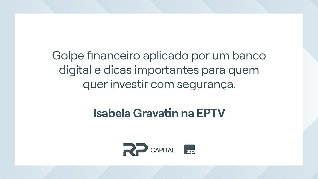 Nossa assessora, Isabela Gravatin, conversou com a EPTV