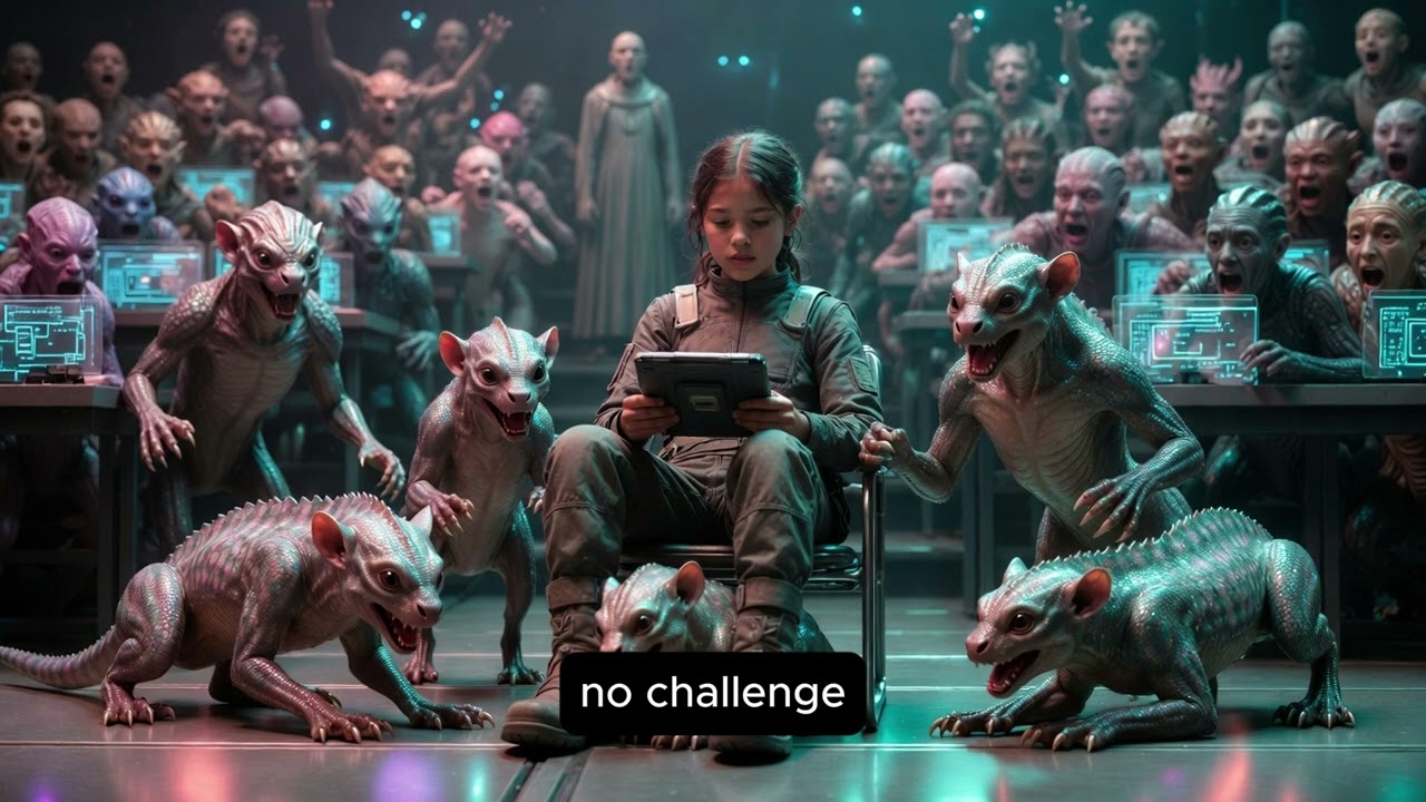 Human Student Befriends Alien Predator Cubs During Impossible Galactic Exam