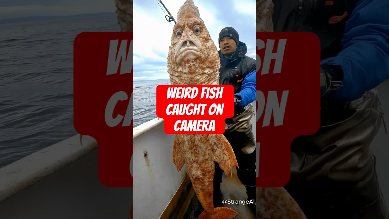 Weird Fish...CAUGHT  #cursed #weirdcore #fish #uglyfish