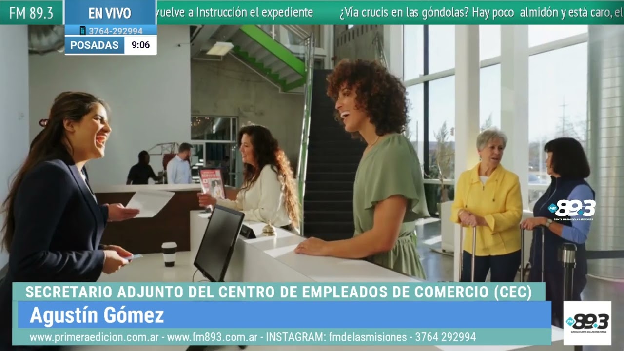 Agustín Gómez, secretario adjunto del Centro de Empleados de Comercio (CEC)