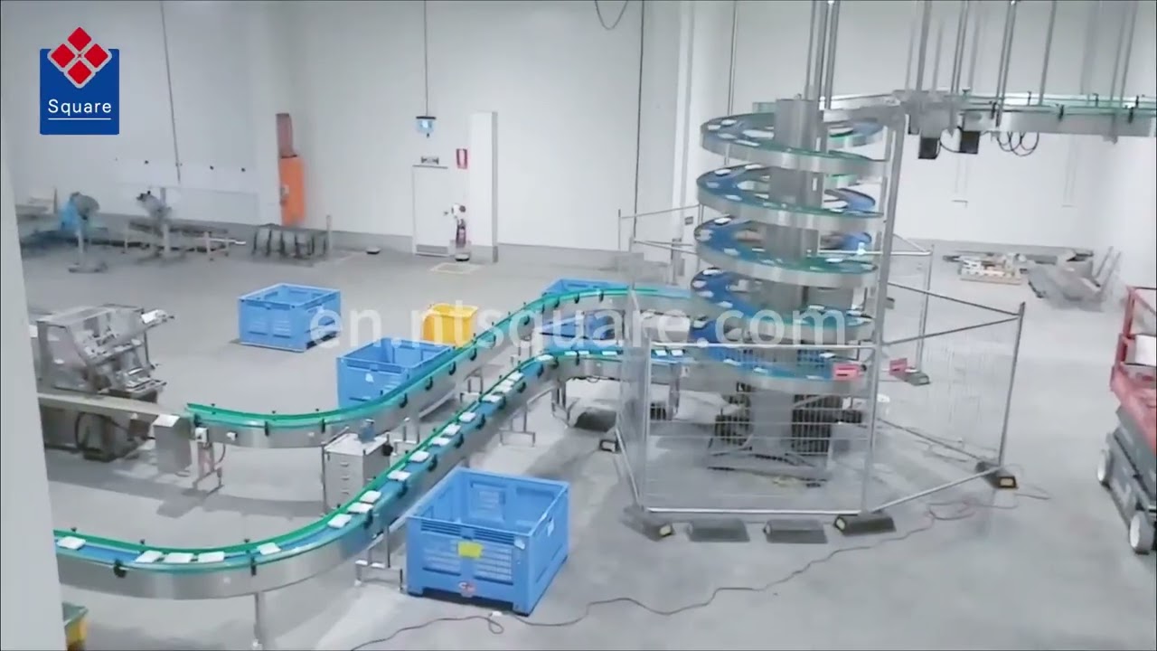 Self stacking Spiral Freezer for Ready Meal