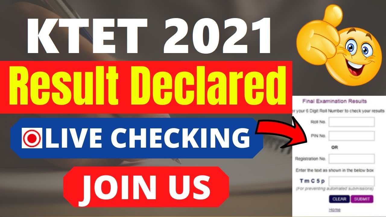 KTET 2021 Result (Declared) - Check Your KTET Result 2021 Here