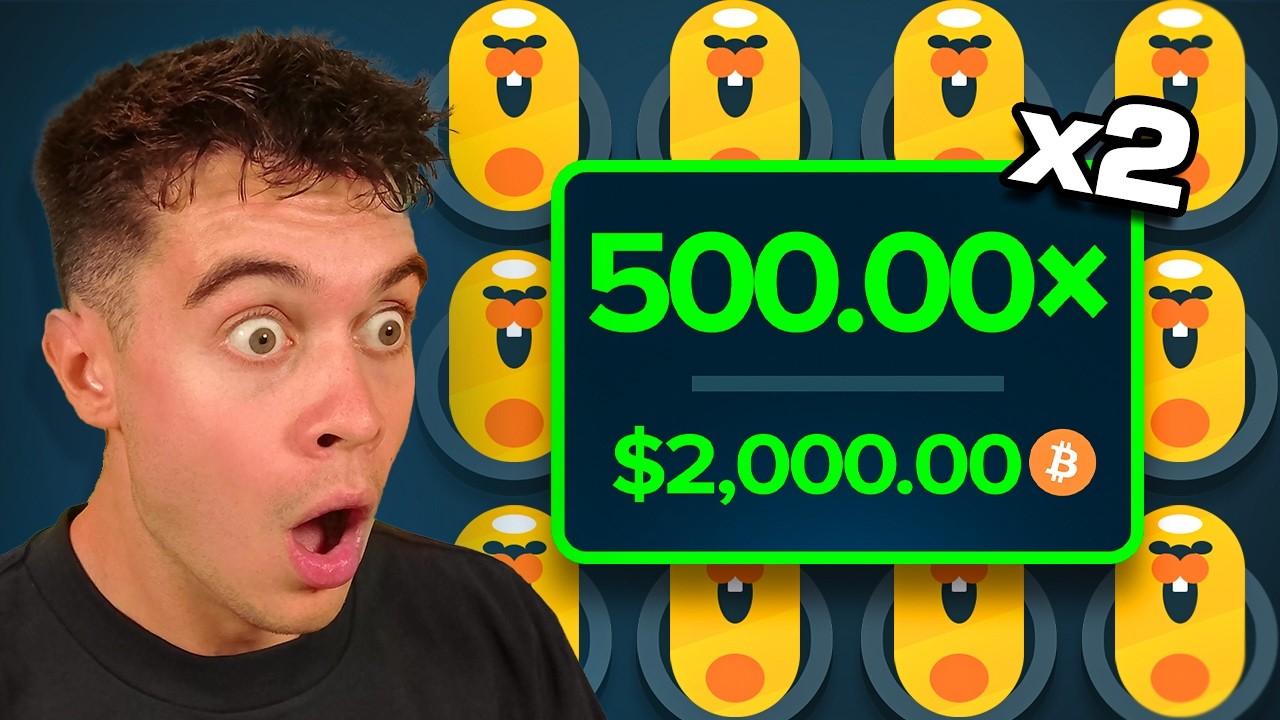 CRAZIEST BACK TO BACK WIN ON THE NEW MOLES GAME!