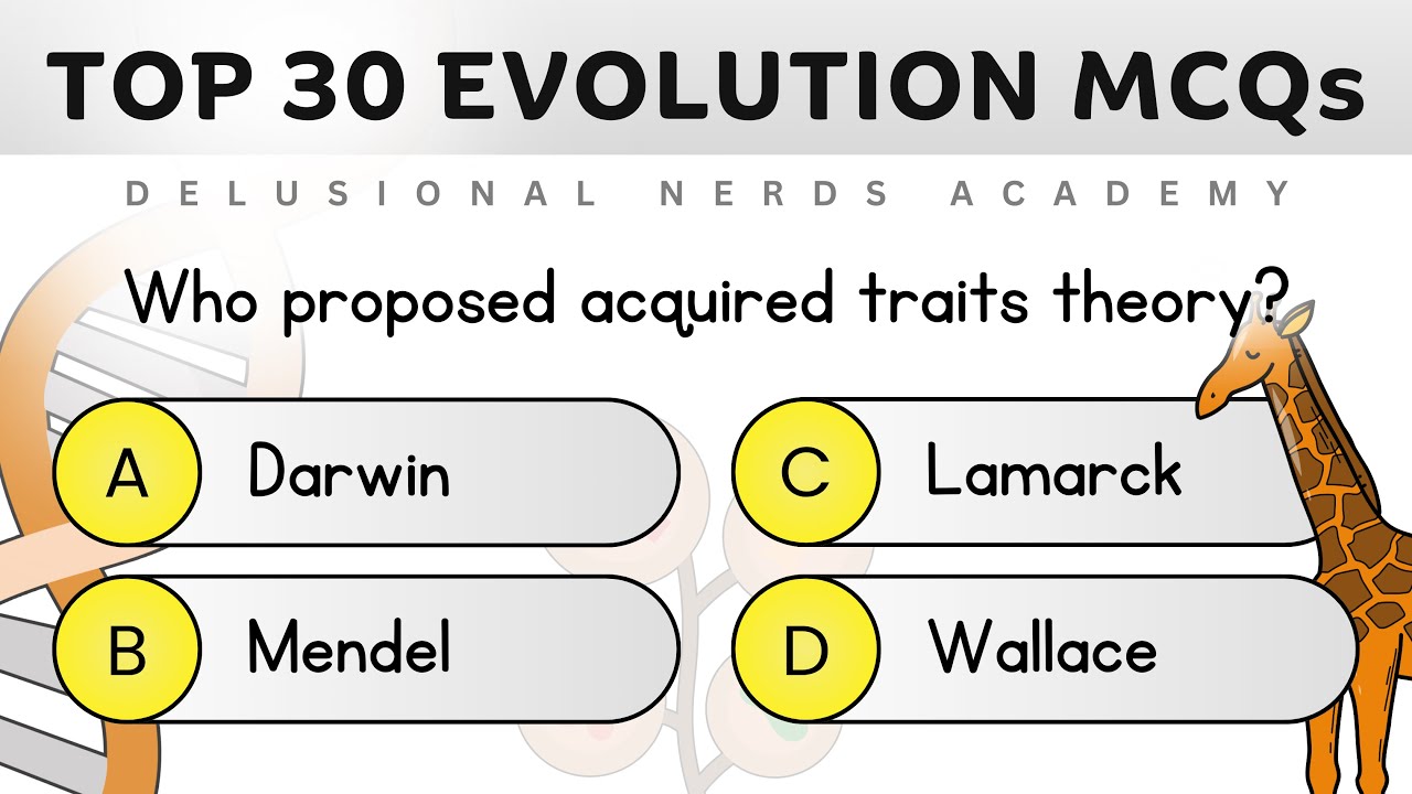 Сможете ли вы набрать 30/30? | Evolution MCQ | От простого к сложному