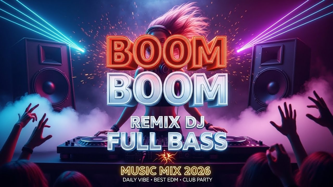 Remix DJ Full Bass 🎵 BOOM BOOM Music Mix 2026 🎵 Daily Vibe Mix Best EDM Club Party #djremix #edm #