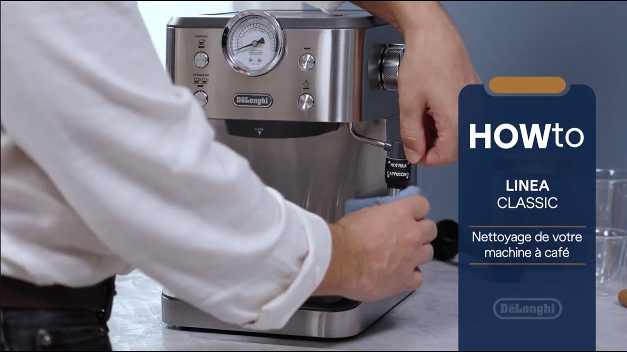 Tutoriel : Comment nettoyer votre machine à café Linea Classic ?