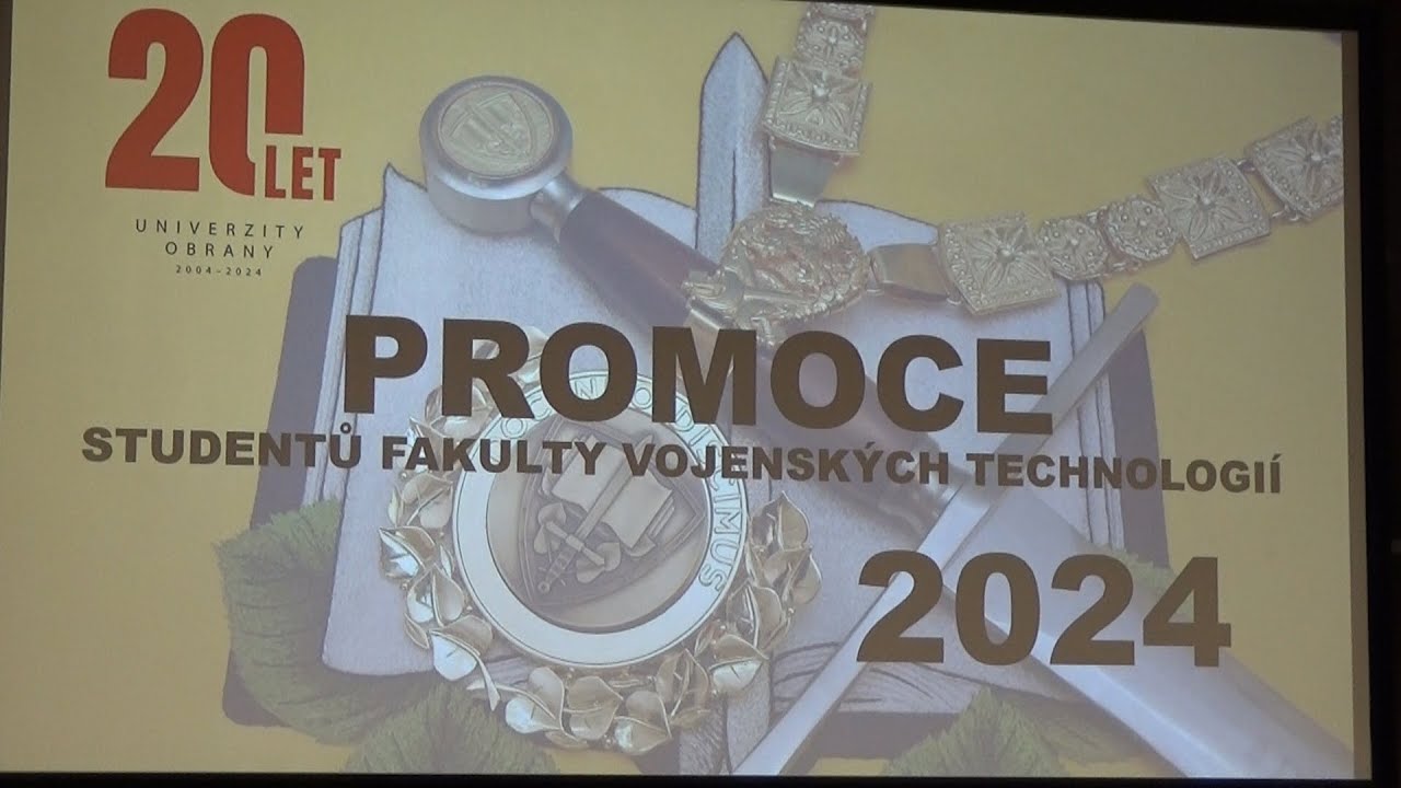 Promoce studentů Fakulty vojenských technologií 2024 - sestřih