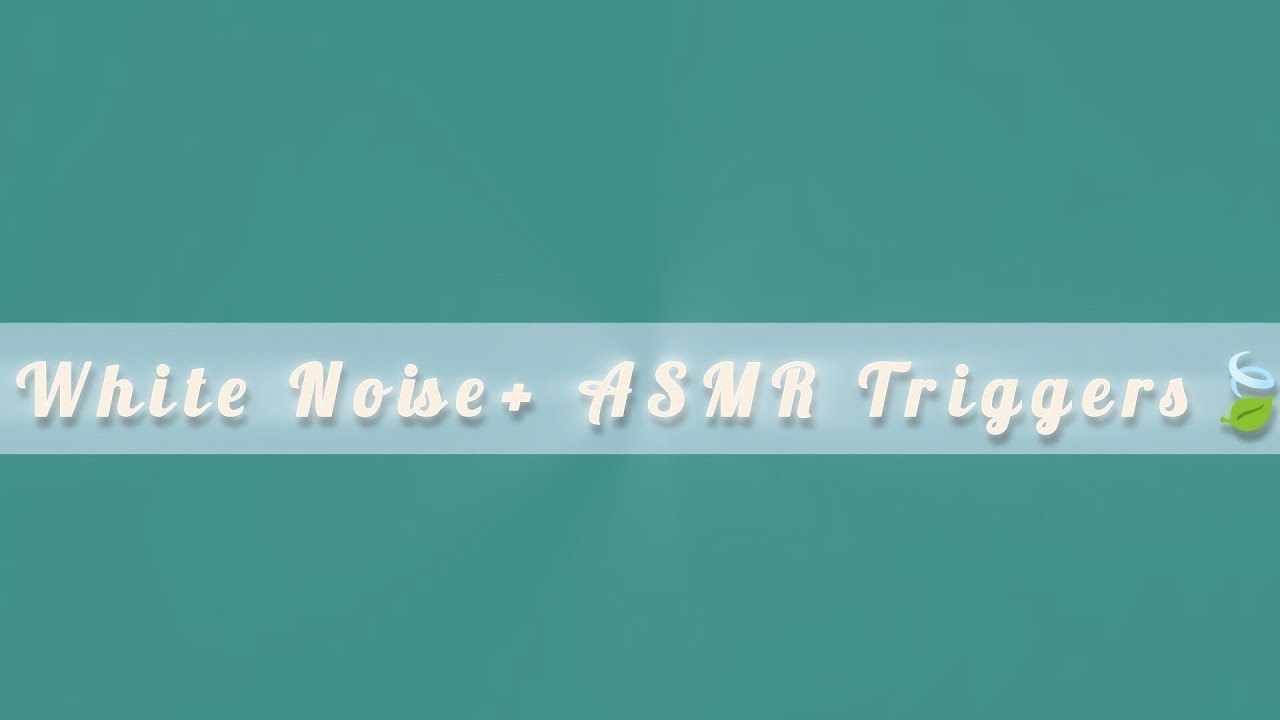 ASMR | White Noise + Asmr Triggers For Sleep😇| Minimal Taking 