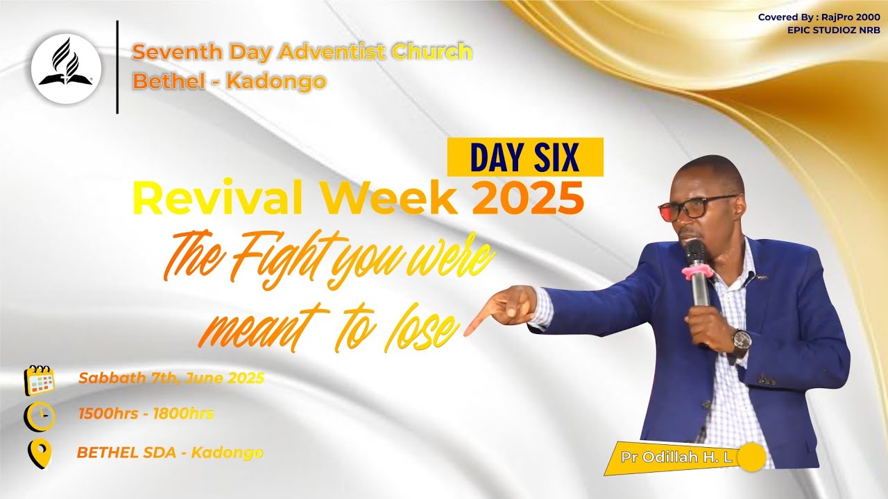 THE RACE YOU WERE MEANT TO FAIL BY PASTOR LANCETH ODILLA AT BETHEL SDA KADONGO // DIR RAJ