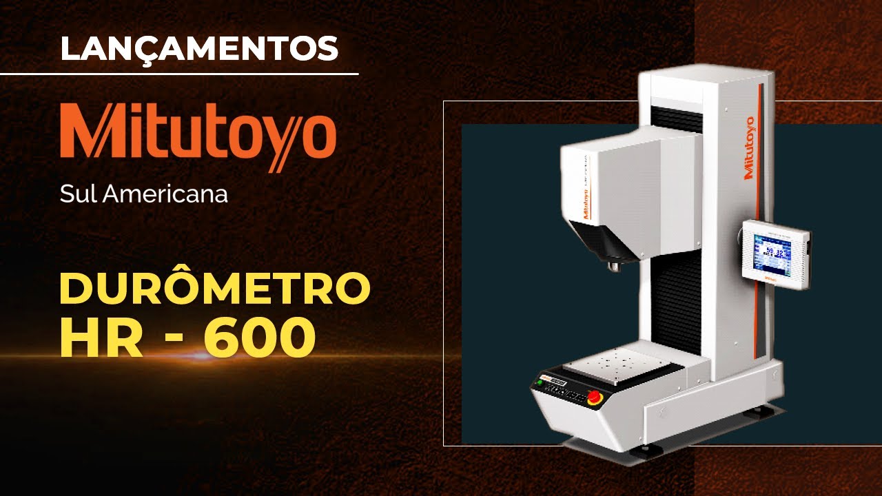 Durômetro Digital Mitutoyo | HR-600 AVPAK V.3 - Medidor de Dureza Rockwell CNC Universal