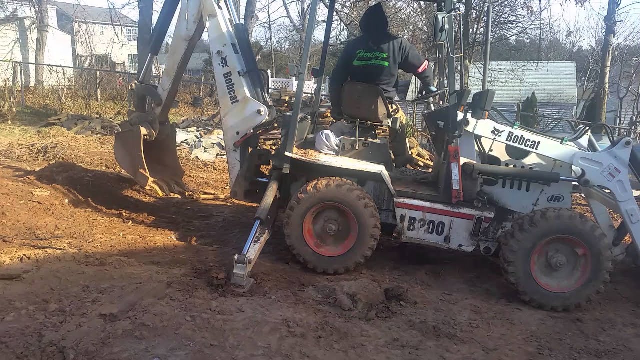 2003 bobcat b200 4x4 loader/backhoe
