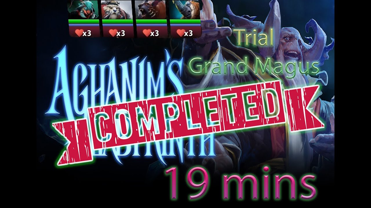 dota2 aghanim labyrinth guide ( trial grand magus )