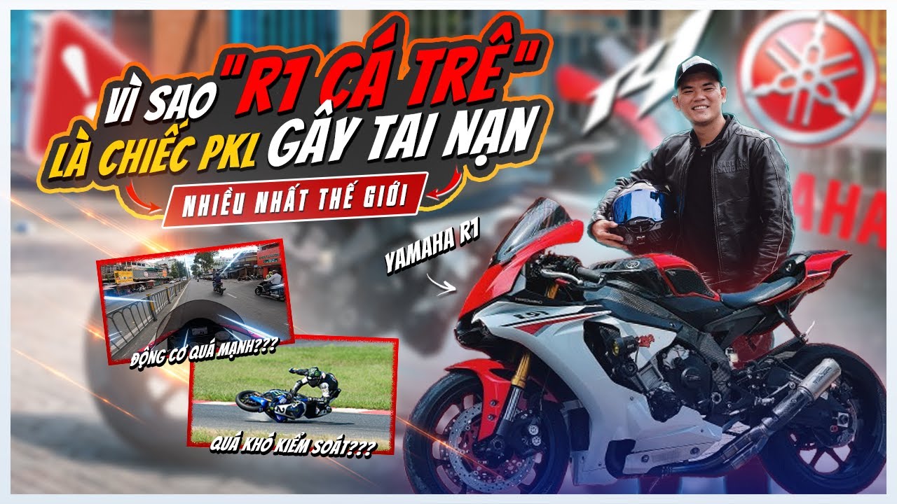 Vì sao Yamaha R1 lại là chiếc PKL đặc biệt nguy hiểm? Chạy siêu xe 2 bánh đi gặp hội siêu xe 4 bánh