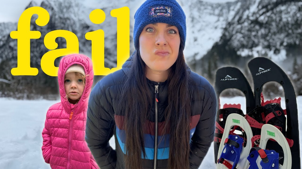 I Tried Snowshoeing with my Toddler