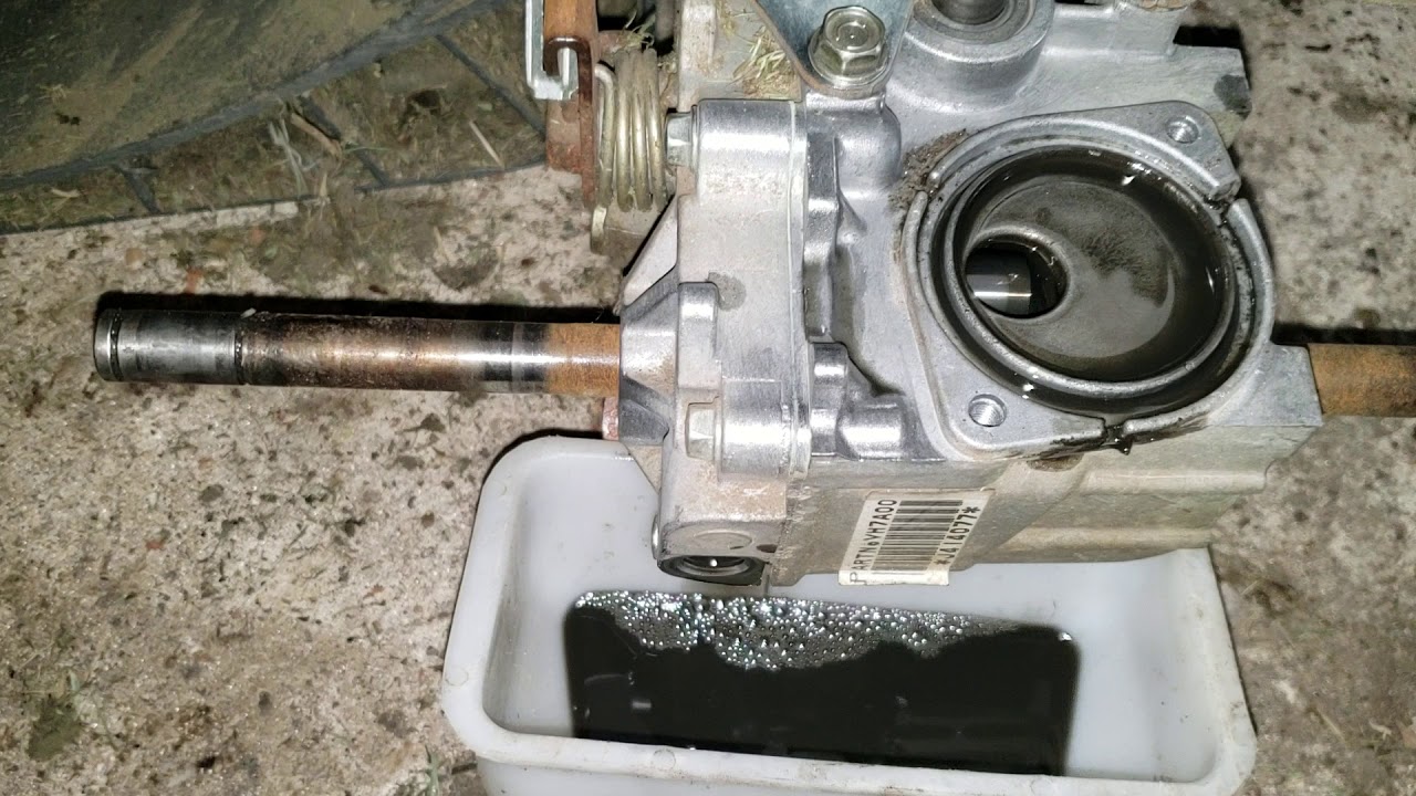 Honda hrx217hxa hydrostatic maintenance
