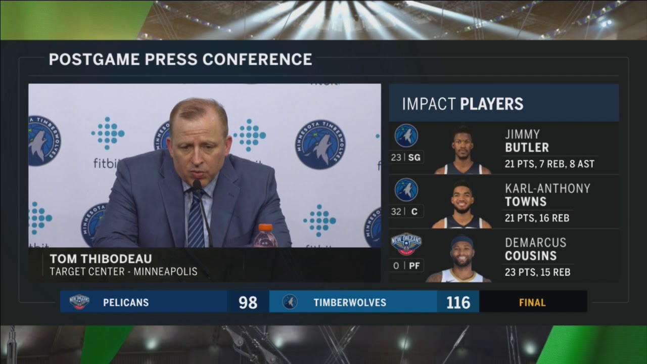 Tom Thibodeau: Defense is moving in the right direction