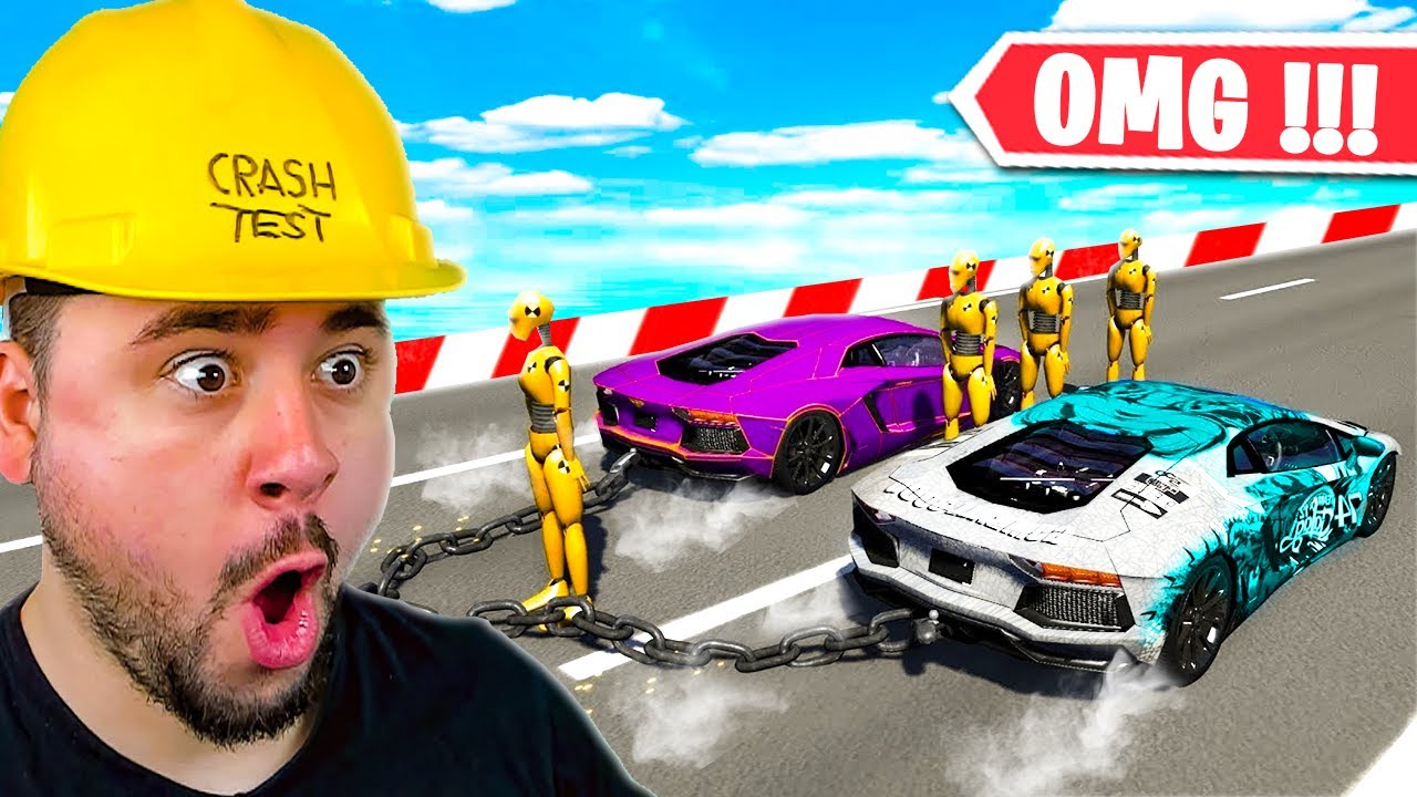 AUTOS ZERSTÖREN mit KETTEN!!! | BeamNG Drive 20.0