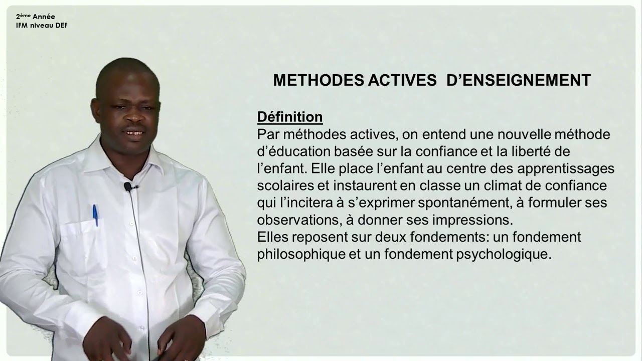Les méthodes d'enseignement