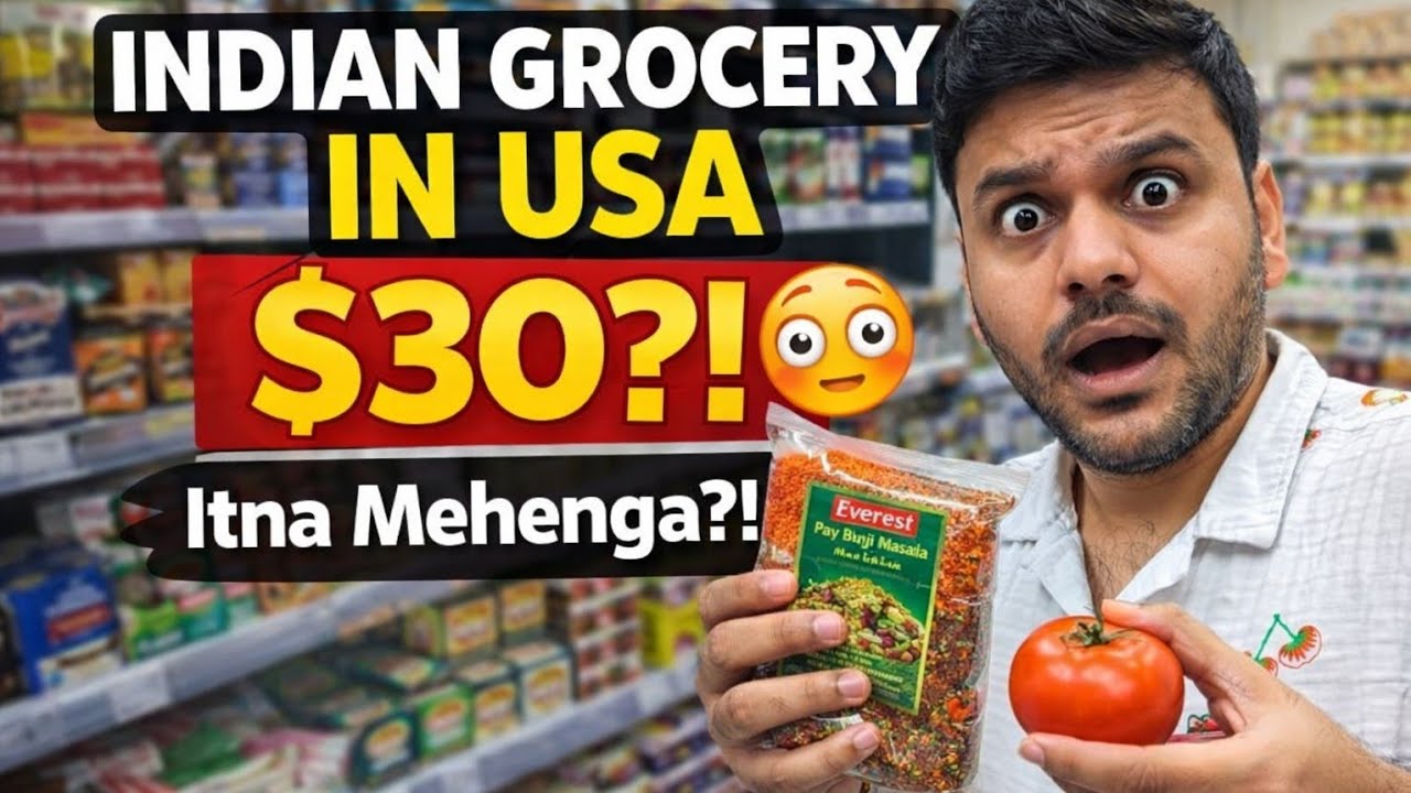 USA Mein Indian Store 😳 Itna Mehenga?! | India vs USA Price Comparison