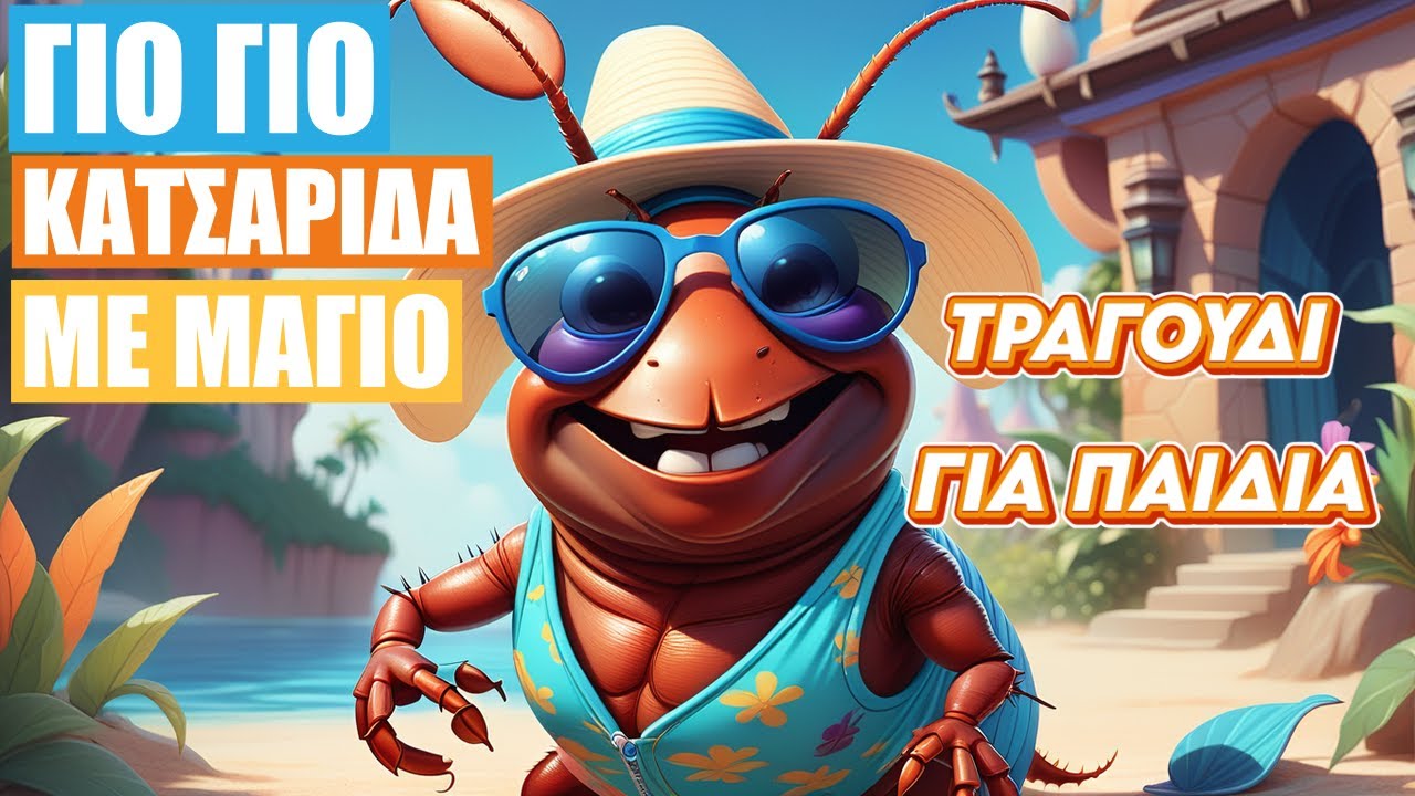 Γιο - γιο Κατσαρίδα με Μαγιό | Παιδικά Τραγούδια για Παιδιά | Τραγούδι για Χορό