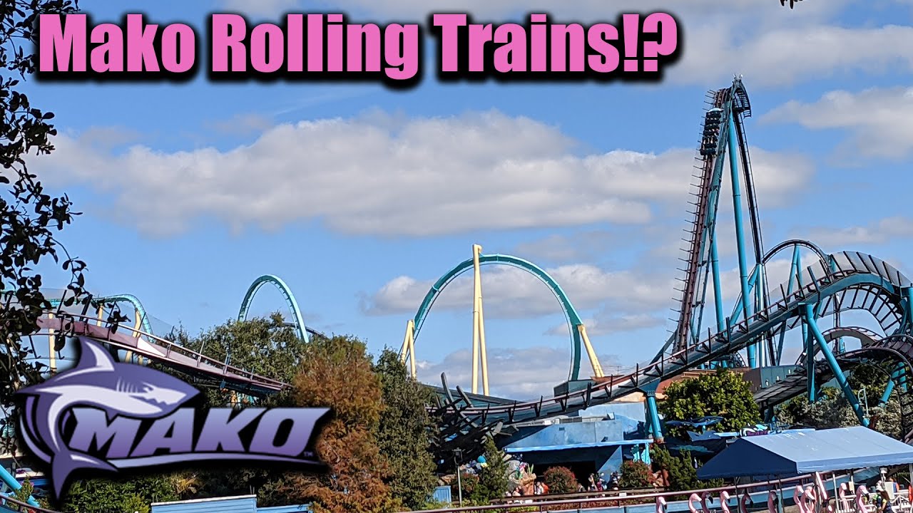 Mako Rolling Trains!? SeaWorld Orlando Redemption Day | Vlog 50